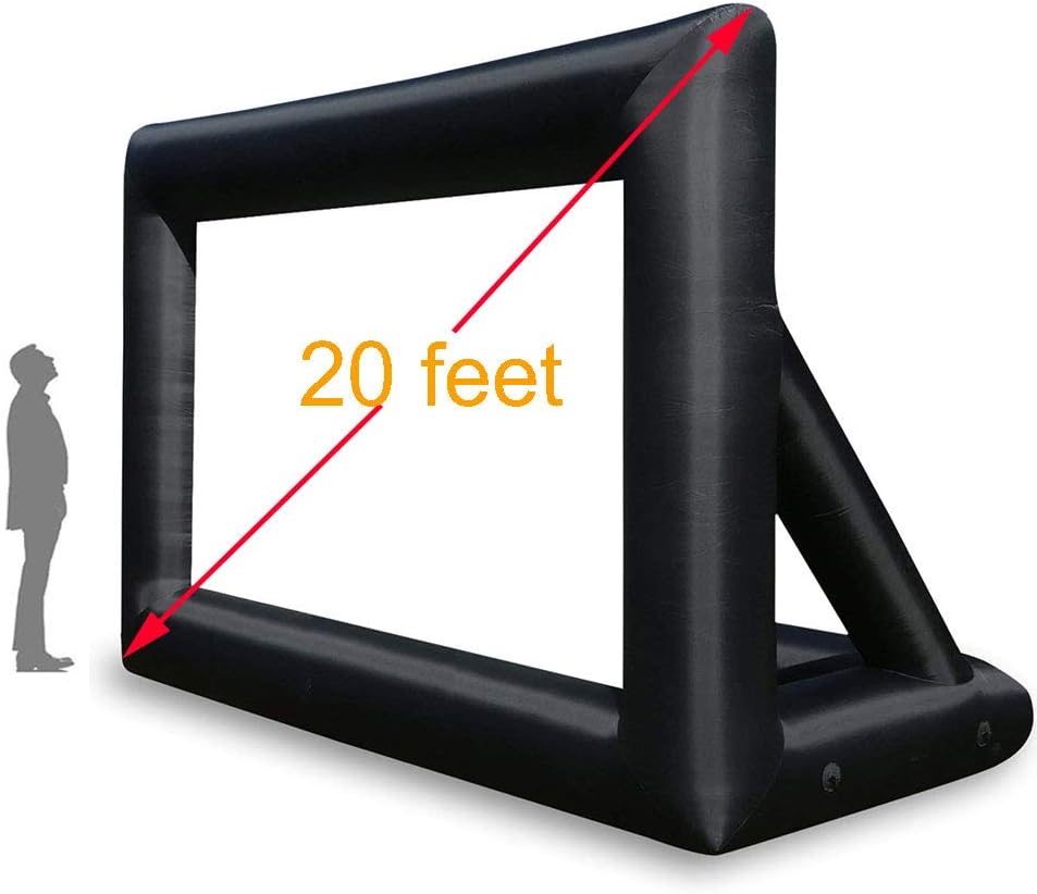 20 ft Inflatable Outdoor Projection Screen, 169 HD Amazon.co.uk