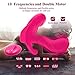 Wearable Vibrators Wireless USB Charging Remote Control Clitoral G spot Butterfly Massager Vibrating Panties Smart Heating 10 Vibration Flirting Dildo Sex Toy Adult Toys for Women Couple Femalethumb 4