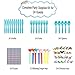Dinosaur Party Supplies, Complete Party Supplies for Boys and Girls Including Plates, Cups, Napkins, Tablecloth, Banner, Dinosaur Toys, Blowing Dinosaurs, Spoons, Forks and Knives, Serves 24