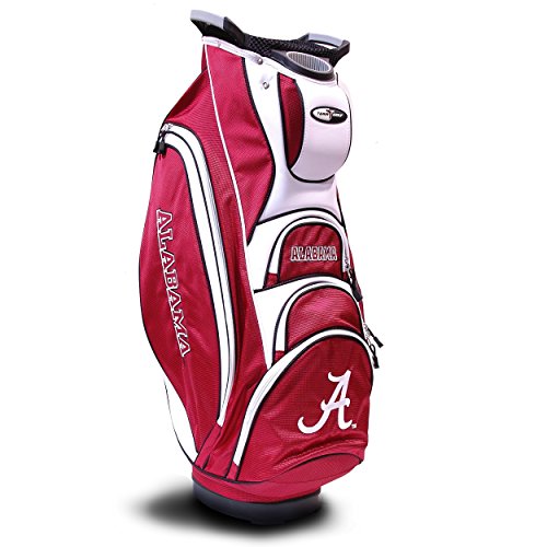 image for Team Golf NCAA Alabama Crimson Tide Victory Golf Cart Bag, 10-way Top 