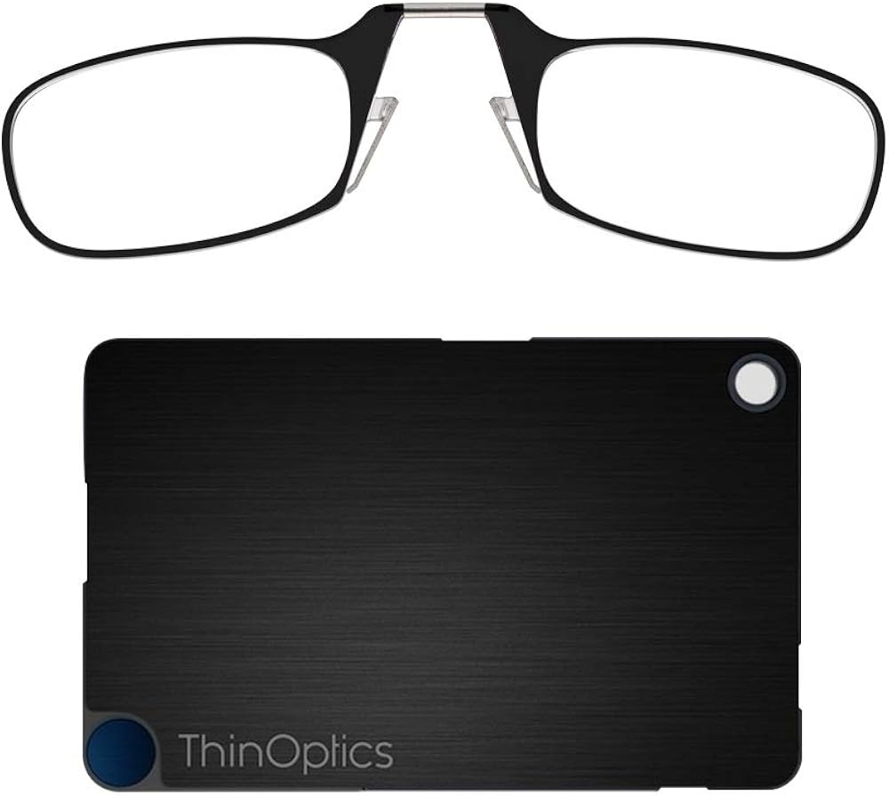 ThinOptics Flashcard Case + Rectangular Reading Glasses