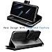 Tekcoo Galaxy S9 Plus Case, S9 Plus Wallet Case/PU Leather Case, Luxury Credit Card Slots Holder Carrying Folio Flip Cover [Detachable Magnetic Hard Case] Kickstand - Black