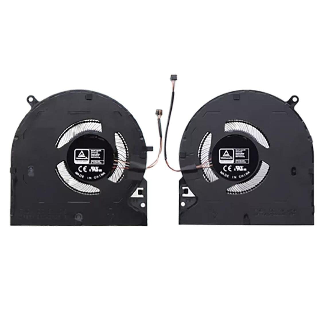 New CPU+GPU Cooling Fan Replacement for Razer Blade 15 2021 Edition RZ09-0367 Series DFS5K123043635 DFS5K121144645 FNDX FNDY
