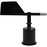 WIND Anemometer Shell ABS Wind Direction Indicator for Outdoor Weather Stations, Greenhouses and Garden D&eacute;cor, Black