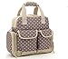 Baby Lovess 5 In 1 Diaper Tote Bags Baby Nappy Bag Mummy Handbag Backpack, Khaki Dot