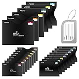 Aerb RFID Blocking Sleeves, Set of 22 (18 Credit Card Holders & 4 Passport Protectors) for Identity Theft Protection, Perfectly Fits Wallet/Purse