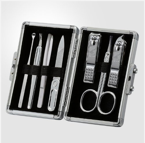 Three Seven 777 [TS-16100SC] 7PCS Manicure Pedicure Cutter Nail Clipper Kit Set Tool Grooming Nipper