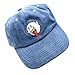 zhidan wei Distressed Boo Mario Ghost Baseball Cap 3D Embroidery Dad Hats Adjustable Snapback Blue