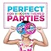 M & M Products Online Unicorn Party Supplies: 24 Folding Unicorn Paper Fans - Variety of Colors & Designs - Perfect for Any Unicorn Birthday Party Décor & Party Favors - Lifetime Replacement