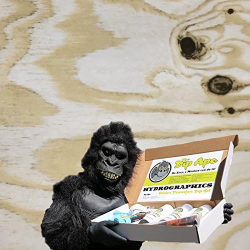 Dip Ape Wood 6 Hydrographics Water Transfer Hydro Dip Dipping Kit
