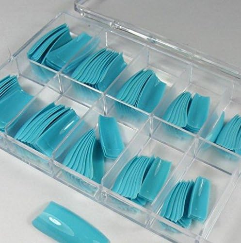 1Box Artificial Nail Tip Natural Color Full Cover False Acrylic Nail Art Tips