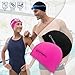 Swimtastic Lycra Swim Cap - 5 Stylish Colors to Choose from (Black)