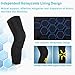 Lepfun A7000 Crash Proof Basketball Knee Pads with Antislip Pads Support ，（1 Pair） Long Leg Sleeve Protector Gear (XL)