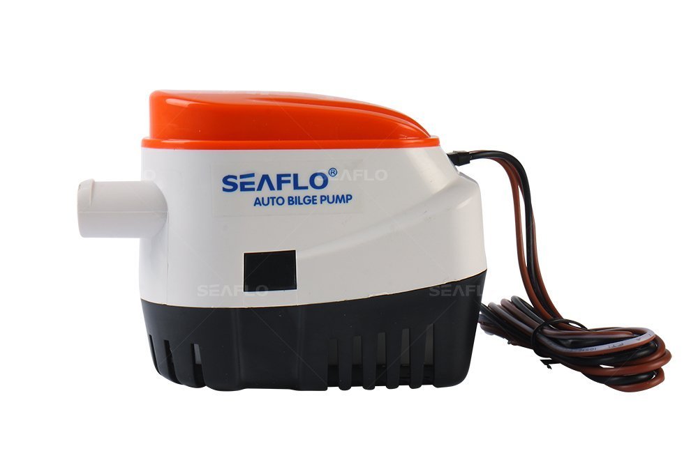 LIGHTEU®, 12V 750GPH Automatic Bilge Water Pump, 3A with Built in Float Switch System, no Separate Float Switch Needed
