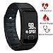 Fitness Tracker Band Smart Bracelet with Oxygen Blood Pressure/Heart Rate/Sleep Monitor Notification Alerts Bluetooth Waterproof Sports Activity Watch OLED Touch Screen for Android and iOS Phone