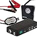 Rugged Geek RG1000 Safety Plus 1000A 2019 Model Car Jump Starter, Jump Box and USB/Laptop Power Supply with LCD Display, INTELLIBOOST Smart Cables, LED Flashlight, and 12V AIR COMPRESSOR!