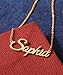 Yoke Style Custom Name Necklace Personalized, Customized Necklace with Name, Custom Jewelry Gifts for Women