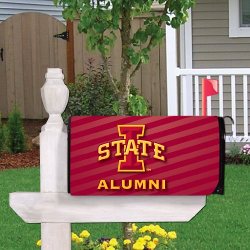 VictoryStore Yard Sign Outdoor Lawn Decorations: Iowa State University Magnetic Mailbox Cover (Design 1).