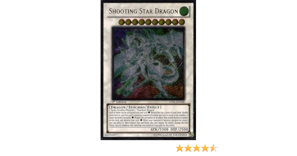 Amazon Com Yu Gi Oh Shooting Star Dragon Stbl En040 Starstrike Blast 1st Edition Ultimate Rare Toys Games