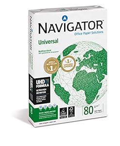 Image of Navigator Universal Paper Multifunctional Ream-Wrapped 80gsm A3 White Ref NAV1017 [500 Sheets]