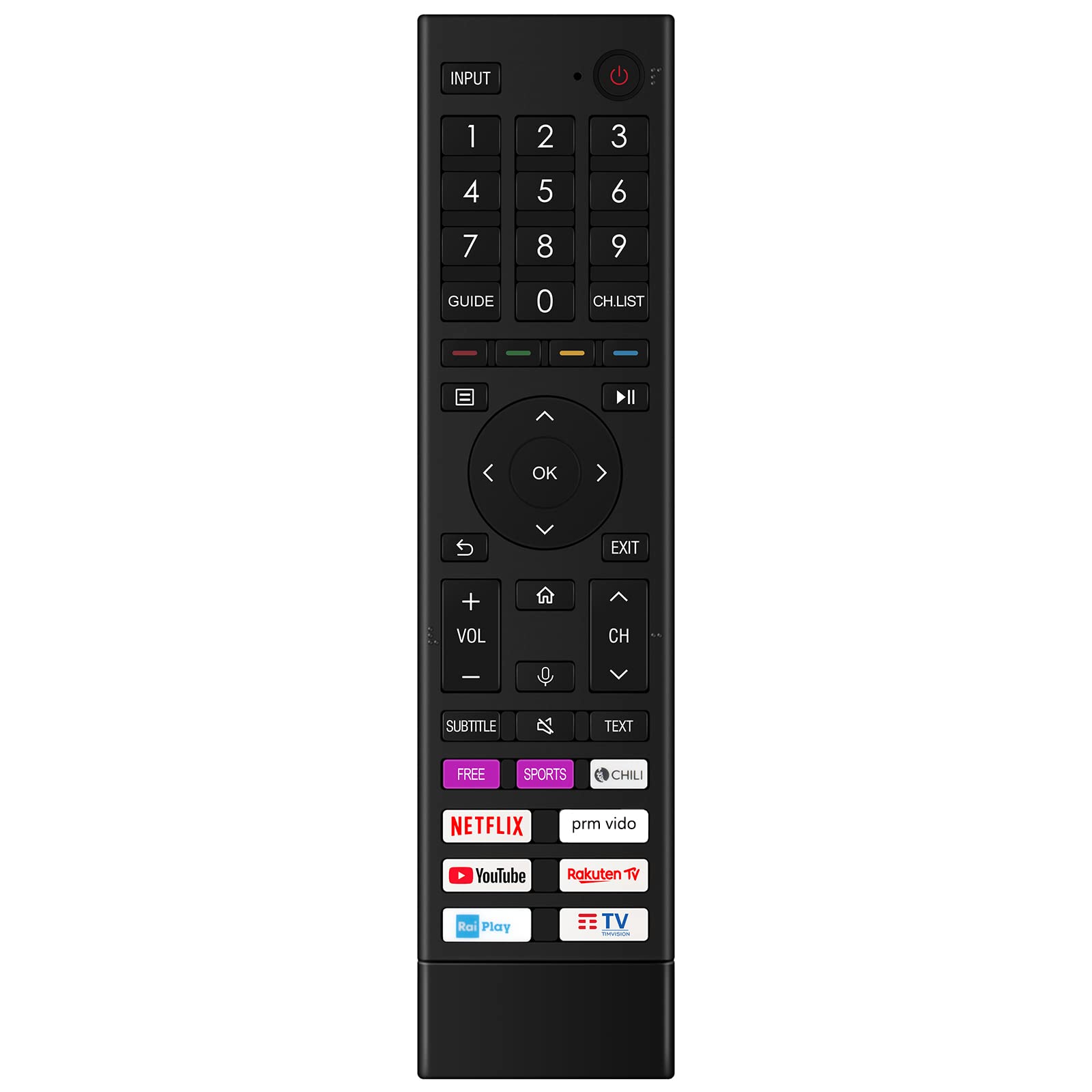 AULCMEET ERF3C80H Replaced Voice Remote Control Work for Hisense QLED ULED TV H50A7GQ H55A7GQ H65A7GQ 43A7GQTUK 50A7GQTUK 75A7GQTUK 55A7GQTUK 65A7GQTUK