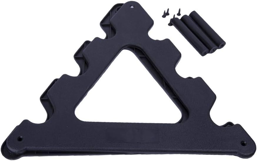 EFINNY Triangle Dumbbell Weight Rack 6 Tiers Tree Shaped Dumbbell Storage Rack Black Weight Lifting Dumbbell Tree Rack Stands Home Exercise Accessories
