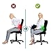 Donut Tailbone & Coccyx Seat Cushion | Pain Relief Pillow for Hemorrhoid, Prostate, Pregnancy, Post Natal, Post Surgery, Sciatica | 550g%100 Memory Foam Provides Luxury Comfort (Black)
