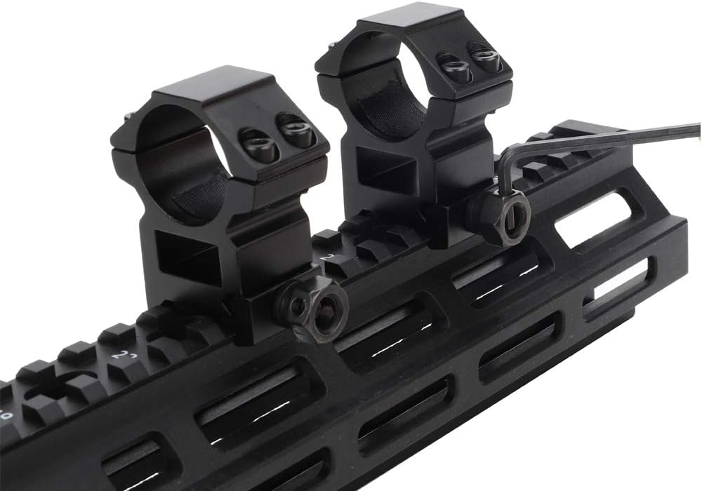 TACwolf 1 Inch Scope Rings, 2Pcs Medium Profile and 2Pcs High Profile Scope Mount Rings for Picatinny/Weaver Rail : Sports & Outdoors