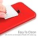 TORRAS [Love Series iPhone X Case 2017 (ONLY), Liquid Silicone Gel Rubber Shockproof Case Soft Microfiber Cloth Lining Cushion Compatible with iPhone X (2017), Red