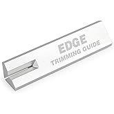 FOSHIO Aluminum Edge Trimming Guide Cutting Template Tool for Right Angle Cutting Straight, Accurate Marking and Trimming Straight Lines for Wallpaper, Vinyl Wrap, Craft Projects
