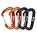 Favofit 12KN Heavy Duty Aluminium Carabiner Clips (Weight limit: 2697 lbs each)