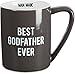Pavilion Gift Company Best Godfather Ever Ceramic Mug, 18 oz, Multicolor
