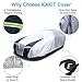 KAKIT Car Cover Waterproof All Weather for Sedan Windproof Universal Outdoor Car Covers for Automobiles