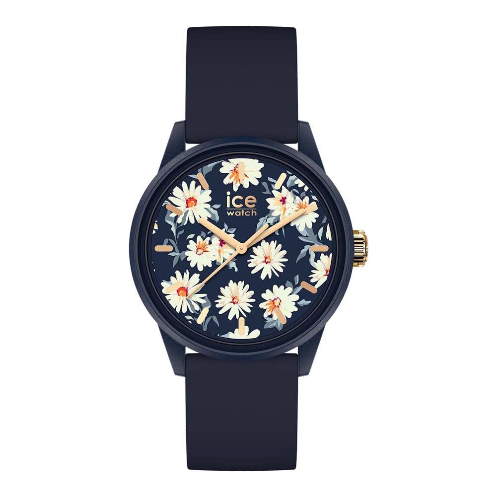 ICE-WATCH - ICE solar power Twilight daisy - Women's wristwatch with silicon strap - 020599 (Small)