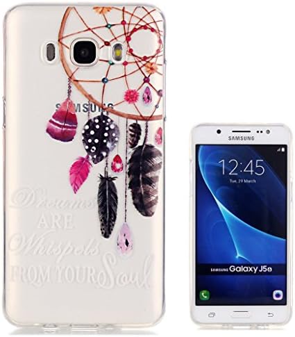 Clear Soft Flexible Style TPU Bumper Silicone Scratch-Proof Protective Slim Skin Back Case Cover for Samsung Galaxy J510FN /J5 (2016) 5.2"
