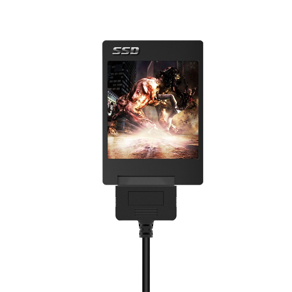 V.TOP USB 3.0 to 2.5 Inch SATA III Hard Driver Adapter - SATA to USB 3.0 Converter Cable for External SSD (Black)