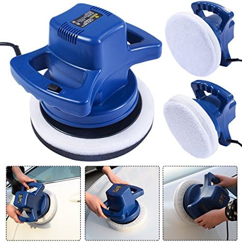 10" Car Polisher Random Orbital Detailing Waxer Buffer Boat Truck Professional