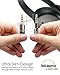 FosPower 3.5mm Male to Female Auxiliary Stereo Audio Headphone Jack AUX Adapter, 4-Conductor TRRS for iPhone, Smartphones, Tablets, Speakers, Microphone & Card Readers (5 Pack)