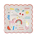 Unicorn Party Supplies Unicorn Birthday Party Theme Paper Plates Pak of 16