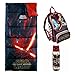 Star Wars The Force Awakens Sleeping Bag, Backpack & Kylo Ren Water Bottle (3 Piece Kylo)