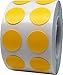 InStockLabels Color Coding Dot Labels 1/2 Inch 1,000 Adhesive Stickers, Yellow