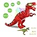 BACCOW Kids Dinosaur Toys for 3 Year Olds, Led Light Up Sound Walking Realistic No Faded and Smell Big Lighted Toy Dinosaurs for 5 Year Old Boys and Girls