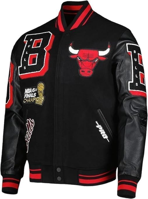 Men's Chicago Vintage Baseball Bomber Leather Jacket - Ultra Game