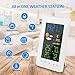Oritronic Wireless Weather Station, Digital Forecast Station Indoor Outdoor Thermometer with Remote Sensor, Clock, Trend, Temperature and Humidity