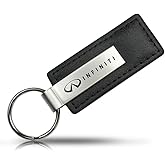 AU-TOMOTIVE GOLD Rectangular Leather Key chain for Infiniti