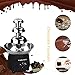 THRITOP Chocolate Pro Fountain,3-Tier Stainless Steel Tower Chocolate Fondue, Fountain kit 11' Black 1lb