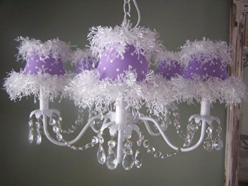 Silly Bear Lighting My Favorite Foo-Foo Chandelier with 5 Arms, White