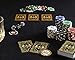 Premium 500 Piece Poker Chip Set with Aluminum Carrying Case. Upgraded Dealer, Dead Money Buttons. Original Dead Money Water Proof Playing Cards. Composite, Texas Hold'em with Dice. Casino Poker Chips