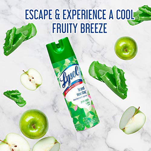 Lysol Lysol Disinfectant Spray, Green Apple & Aloe, 19 Ounce Pricepulse