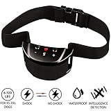 The Best Industries [NEWEST 2018] Bark Collar - Smart Detection Chip for Fast No-Bark Training - Dual Stop Anti-Barking Mode: Beep/Vibration, Shock for Small, Medium, Large Dogs - IPx6 - No Bark Safe